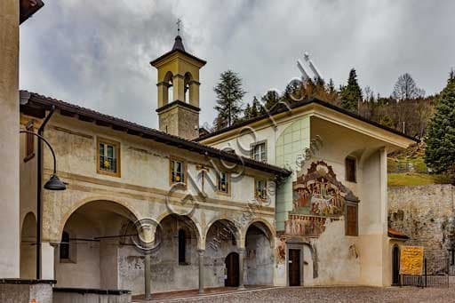 Triumph of Death fresco (1485) by Giacomo Borlone De Buschis, Disciplini Oratory, Clusone