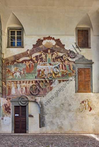 Fresco of the Triumph of Death and Dance of Death, Oratory of Disciplini, Clusone - Giacomo Borlone De Buschis, 1485