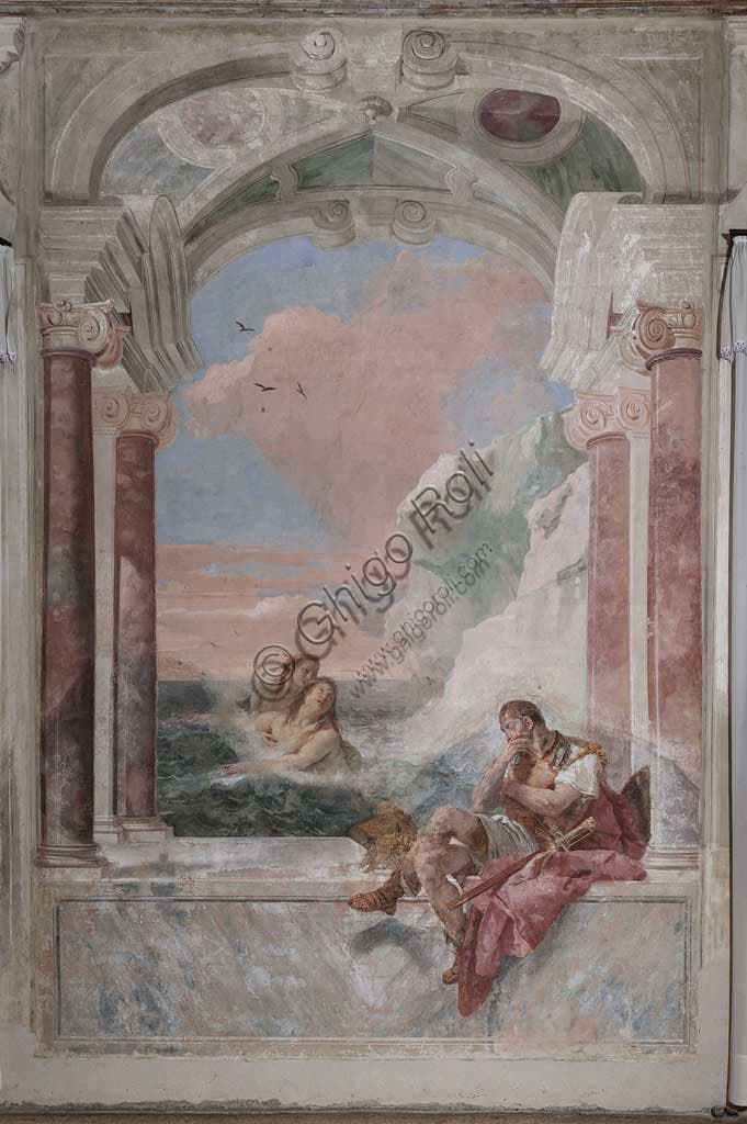 Fresco by Giambattista Tiepolo depicting Achilles and Thetis, Villa Valmarana ai Nani in Vicenza