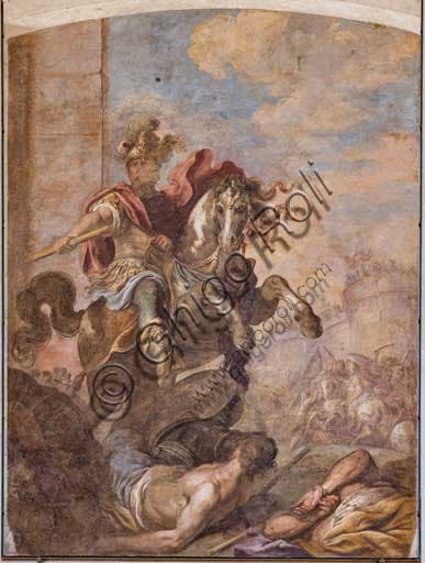 Fresco of Pietro Moncada in the Montalto Room of the Palace of the Normans, Royal Palace Palermo