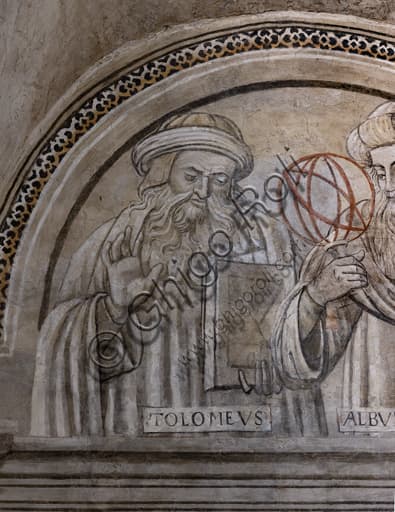 Affresco monocromo Ritratto di Tolomeo, scuola di Luca Signorelli, Museo MODO Orvieto