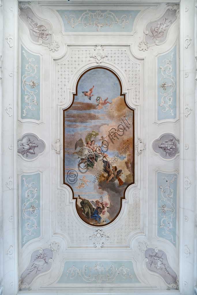 Ceiling fresco by Giambattista Tiepolo, 'The Light of Intelligence', in Villa Cordellina