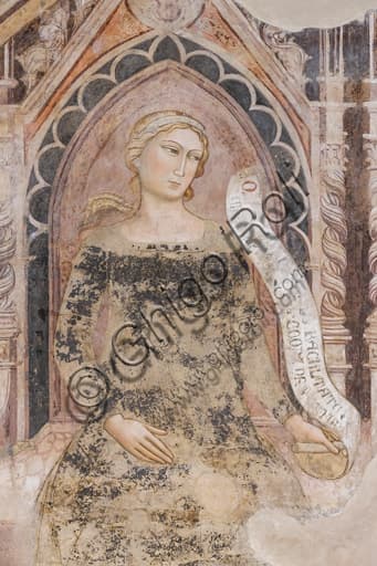 Allegory of Rhetoric, fresco by Jacopo di Cione, Palazzo del Proconsolo, Florence