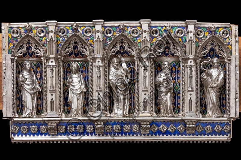 Detail of the Silver Altar of St. John's Treasure with Prophets and Saints, Opera del Duomo Museum, Florence