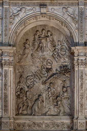 Marble Altar of the Magi, Chapel in Orvieto Cathedral, Renaissance sculpture