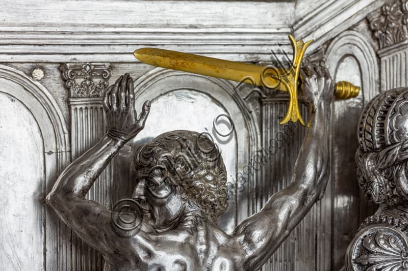 Formella Decollazione San Giovanni Battista di Andrea del Verrocchio, particolare, Museo Opera del Duomo Firenze