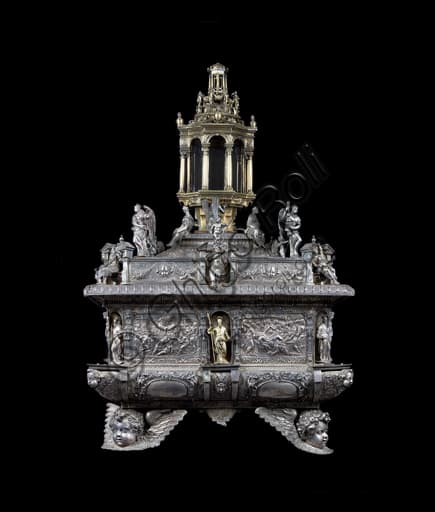 Gilded silver Processional Ark of Corpus Christi, Treasury Museum of the Cathedral of San Lorenzo in Genoa