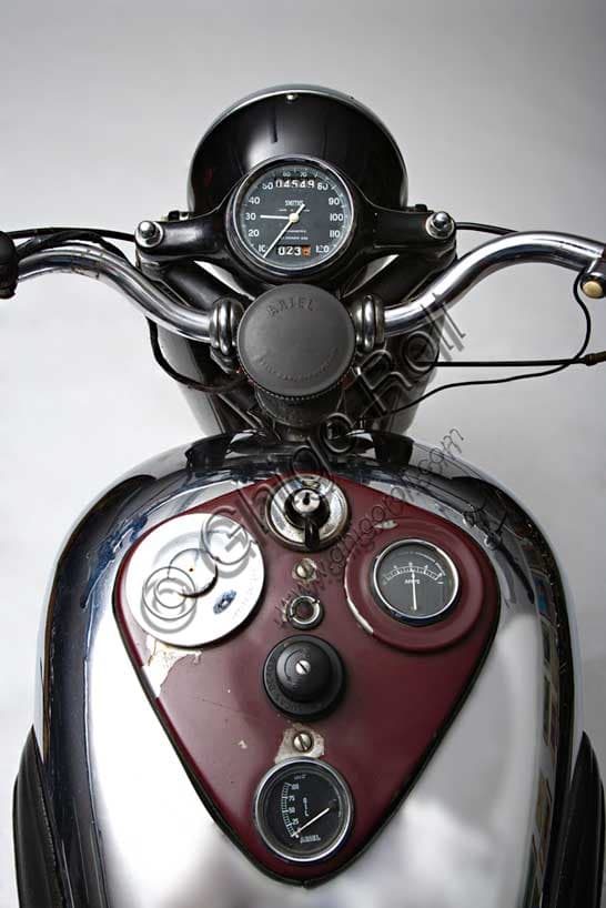1950 Ariel Square Four Mk1 classic British motorcycle with square four cylinder engine