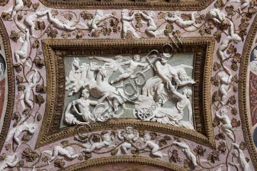 Plaster bas-relief of Neptune and Amphitrite, Francesco Primaticcio, Palazzo Te Mantua, Chamber of the Eagles