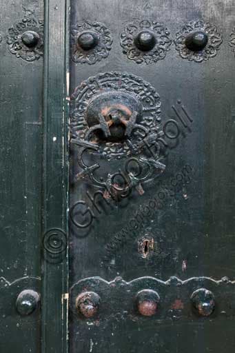Geometric decoration of the doorstop, Palatine Chapel, Royal Palace of Palermo