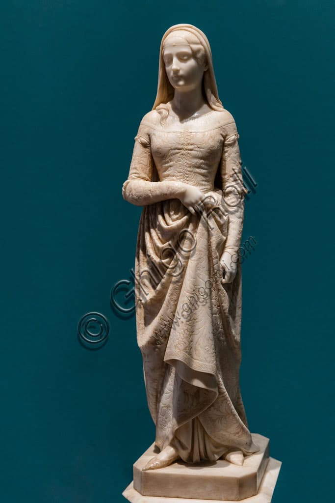 Scultura in marmo Beatrice di Giovanni Dupré, 1843-1845