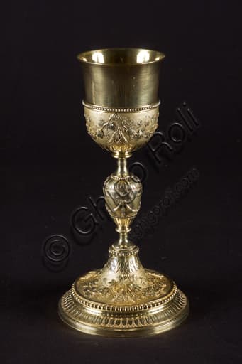 Chalice of St. Anthony of Prè in gilded silver, Treasury Museum of San Lorenzo Cathedral Genoa
