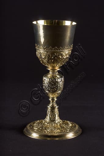 Gilded silver chalice 1589 Genoa - Treasury Cathedral San Lorenzo