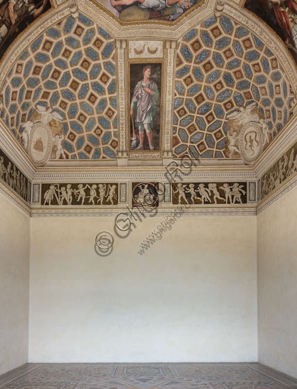 Fresco of Julius Caesar in the Chamber of the Emperors at Palazzo Te in Mantua, Gonzaga residence