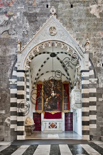 Interno della Cappella De Marini, navata settentrionale del Duomo (Cattedrale di San Lorenzo) di Genova