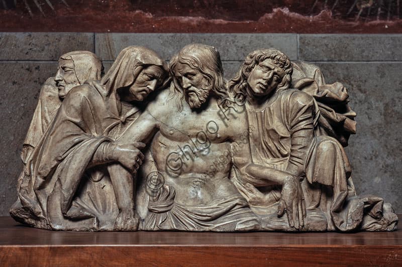 Sculptural high relief of the Deposition, Lombard Renaissance, Sforza Castle Milan