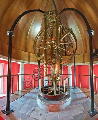 Jesse Ramsden's Altazimuth Circle, Piazzi Observatory room in the Pisana Tower, Royal Palace of Palermo (Palazzo dei Normanni)