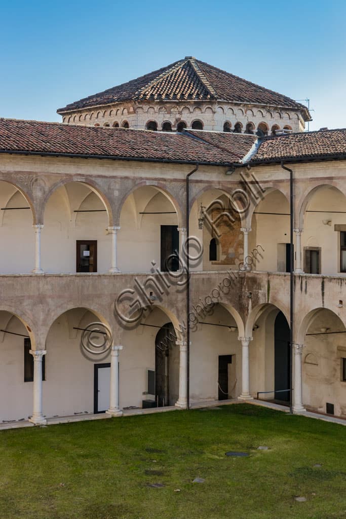 Cloister tiburon Santa Maria in Solario Santa Giulia Museum Brescia Unesco site