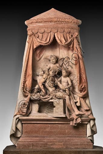 Terracotta sculpture The Burial of Jesus by Antonio Begarelli, Estense Gallery Modena