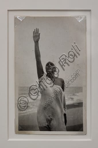 White Lady with Raised Arm photograph by Marcello Dudovich on beach