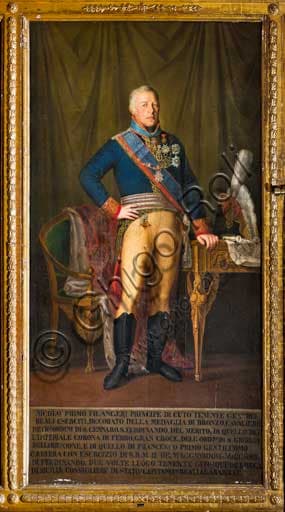 Oil portrait of Nicolò Filangieri, Viceroy Room, Royal Palace of Palermo, Sicily