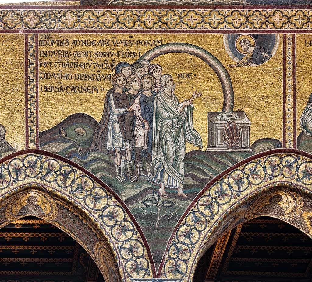 Mosaico bizantino del Patto dell'Arcobaleno, Duomo di Monreale, Sicilia