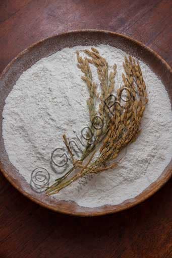 Traditional rice flour produced in Jolanda di Savoia, in the Po Delta
