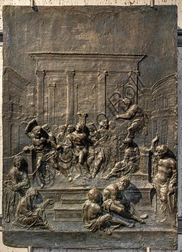 Flagellazione bronzo sbalzato Francesco di Giorgio Martini Galleria Nazionale Umbria Perugia