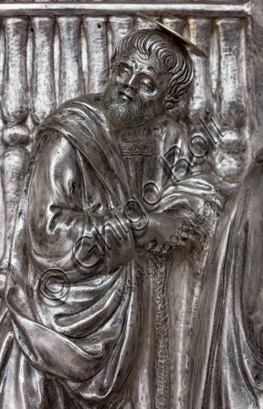 Formella 'Annuncio a Zaccaria e Visitazione', Bernardo Cennini, Museo Opera del Duomo Firenze