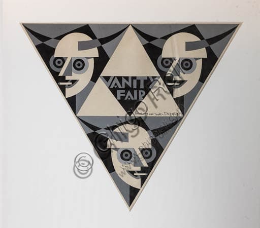 Original sketch for Vanity Fair by Fortunato Depero, Casa Depero Rovereto