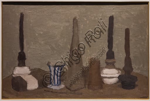 Still Life painting by Giorgio Morandi, oil on canvas 1932-35, Museo Novecento Florence