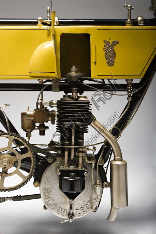 1904 Griffon Tipo Corsa vintage motorcycle, 500cc single cylinder engine, restored