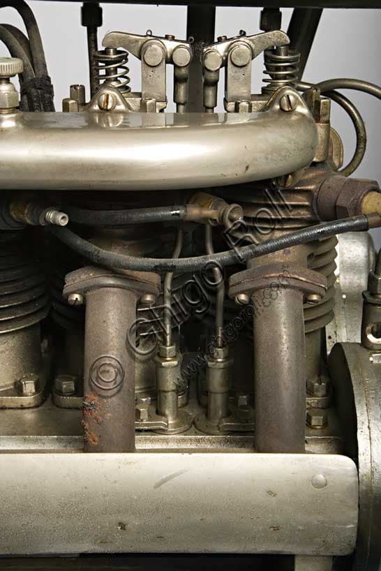 1917 Henderson 1100 mod G restored vintage motorcycle, first ASI registered specimen with number 0001