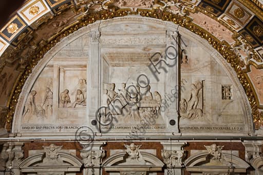 Bassorilievo in marmo stiacciato con scene della vita di San Giovanni Battista, Cappella del Duomo di Genova