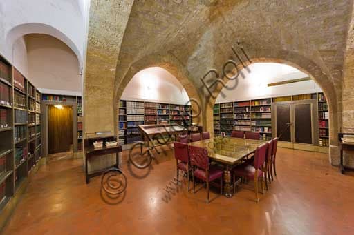 View of Palermo with the Palace of the Normans, the Pisana Tower and the Treasure Hall, now library