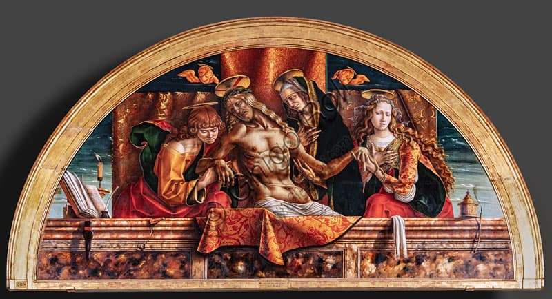 Lamentation, oil painting by Italian Renaissance artist Carlo Crivelli