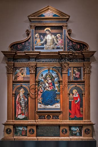 Pinturicchio Pala di Santa Maria dei Fossi, Galleria Nazionale dell'Umbria Perugia