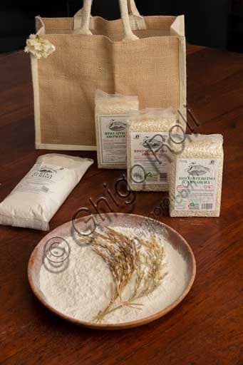 Production and packaging of rice flour and typical rice in Jolanda di Savoia, Po Delta