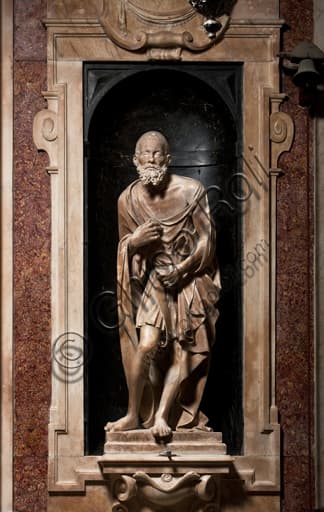 Statua in marmo del Profeta Abacuc di Matteo Civitali, 1496, Duomo di Genova - Cappella San Giovanni