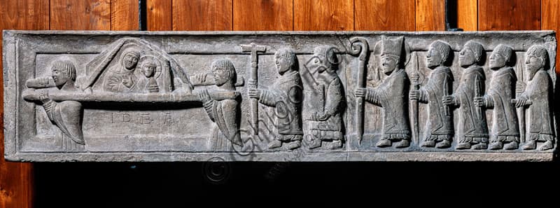 Rilievo scultoreo romanico dell'Idea, XII secolo, Museo Castello Sforzesco Milano