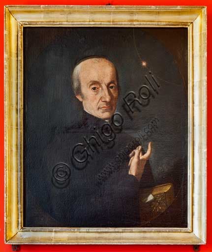 Historical portrait of astronomer Giuseppe Piazzi, Astronomical Observatory, Pisana Tower, Palace of the Normans, Palermo