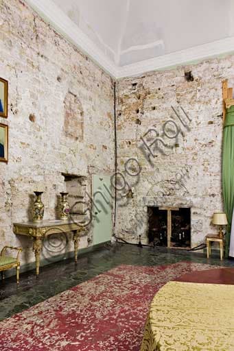 Corner detail, Room of the Peeling Walls (Former Presidents) - Norman Palace Palermo
