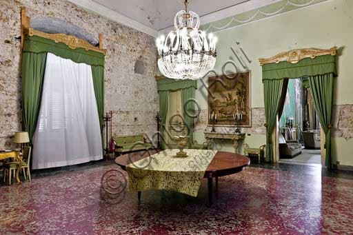 View of the Room of the Peeling Walls, Royal Apartment, Palace of the Normans, Palermo