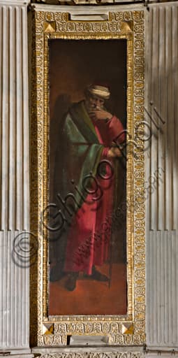 Affresco di San Gioacchino dipinto da Luca Cambiaso nel 1575, Duomo di Genova