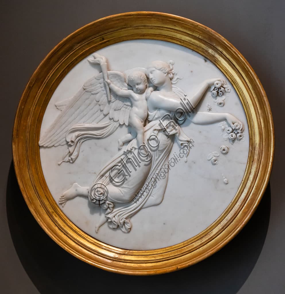Marble sculpture Day by Bertel Thorvaldsen, 1821, Pinacoteca Tosio Martinengo Brescia