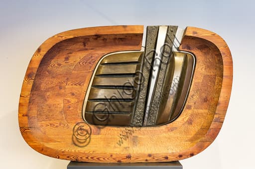 Sculpture n. 4 - 65 by Marcello Guasti bronze wood aluminium, Museo Novecento Florence