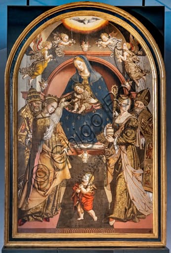 Sposalizio mistico di Santa Caterina, Bernardino di Mariotto, Galleria Nazionale dell'Umbria Perugia