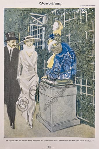 Original Simplicissimus number 25 print Marcello Dudovich illustration 1913