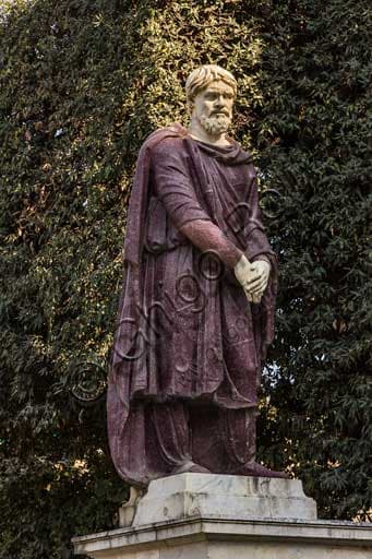 Dacian Prisoner Statue, 2nd century Roman sculpture at the Boboli Gardens in Florence
