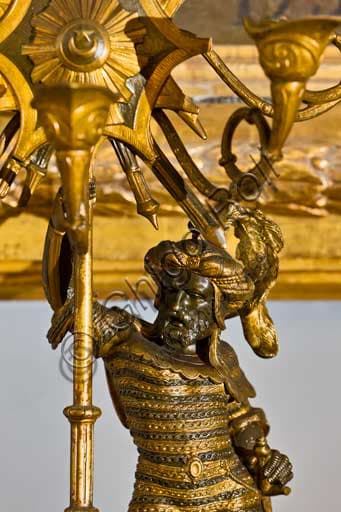 Marble Moorish Head sculpture, Viceroy Room, Norman Palace (Palazzo dei Normanni) in Palermo